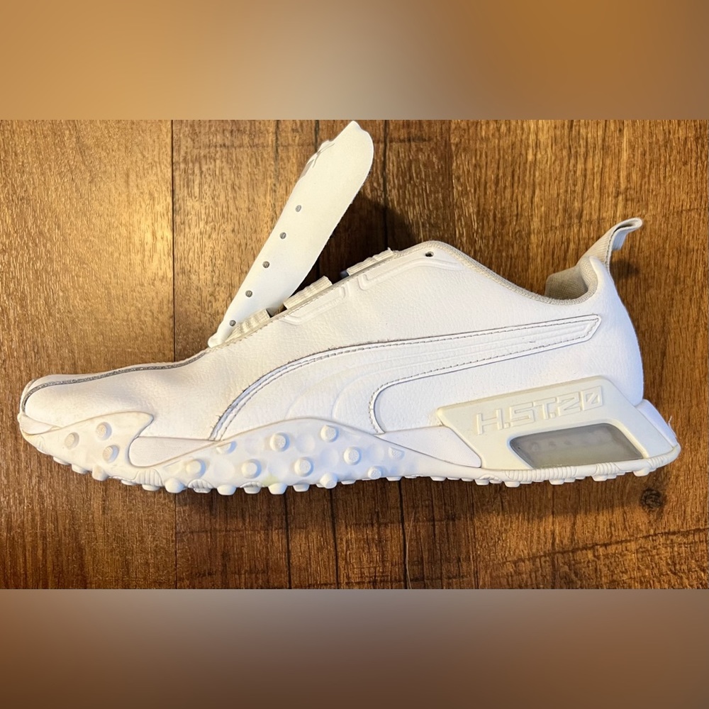 Men's Puma LQDCELL All White Casual Shoes size 8